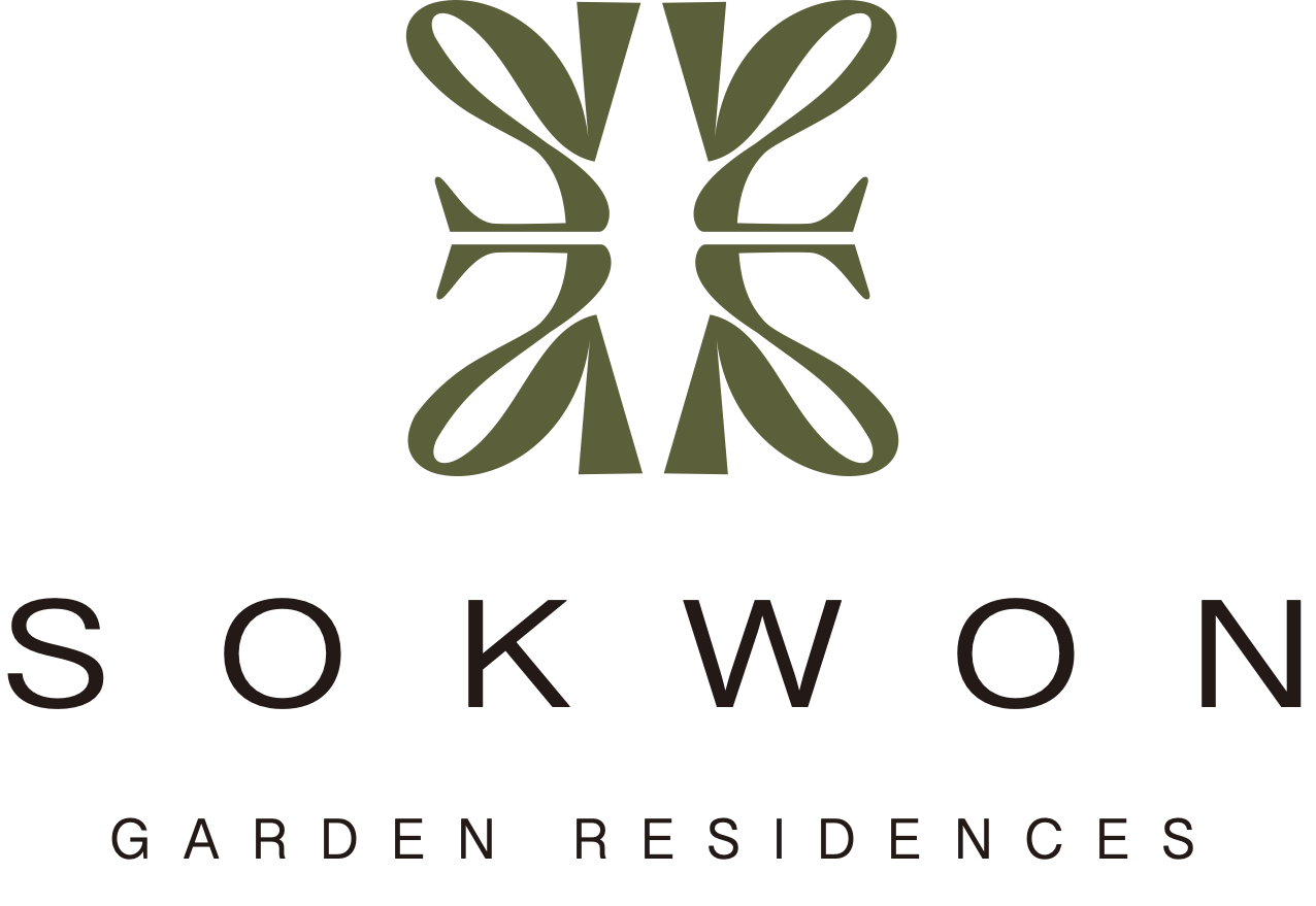 올리브 그린 심벌과 SOKWON Garden Residences의 원본 기본형